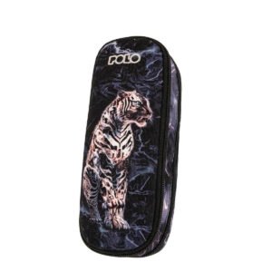 Κασετίνα οβάλ 2 θέσεων POLO Maxxi Tiger 937057-8357