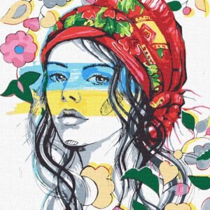 ΧΡΩΜΑΤΑ ΟΥΚΡΑΝΙΑΣ - 30x40cm - Κιτ Ζωγραφικής Paint by Numbers (KHO4987)