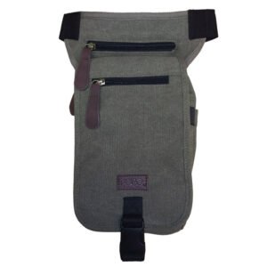 Grey Canvas Leg Τσαντάκι Polo - 908013-07
