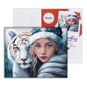 ΧΕΙΜΕΡΙΝΗ ΖΕΣΤΑΣΙΑ - 40x50 - Κιτ Ζωγραφικής Paint by Numbers (KHO8342)