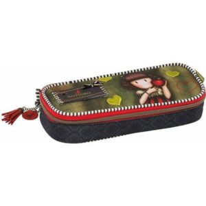 Santoro Gorjuss Dear Apple Κασετίνα Οβάλ Πράσινη - 177342