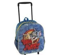 Σακίδιο Τρόλεϊ Νηπιαγωγείου Tom and Jerry ΜΠΛΕ - 14151