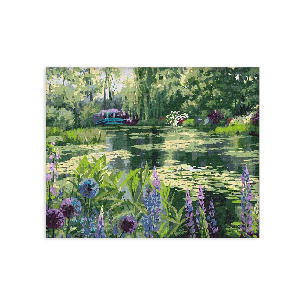 IDEYKA PAINTING BY No.- Ο ΚΗΠΟΣ ΤΟΥ ΜΟΝΕ ΣΤΗ ΖΙΒΕΡΝΥ IRA VOLKOVA (KHO2838) 40X50